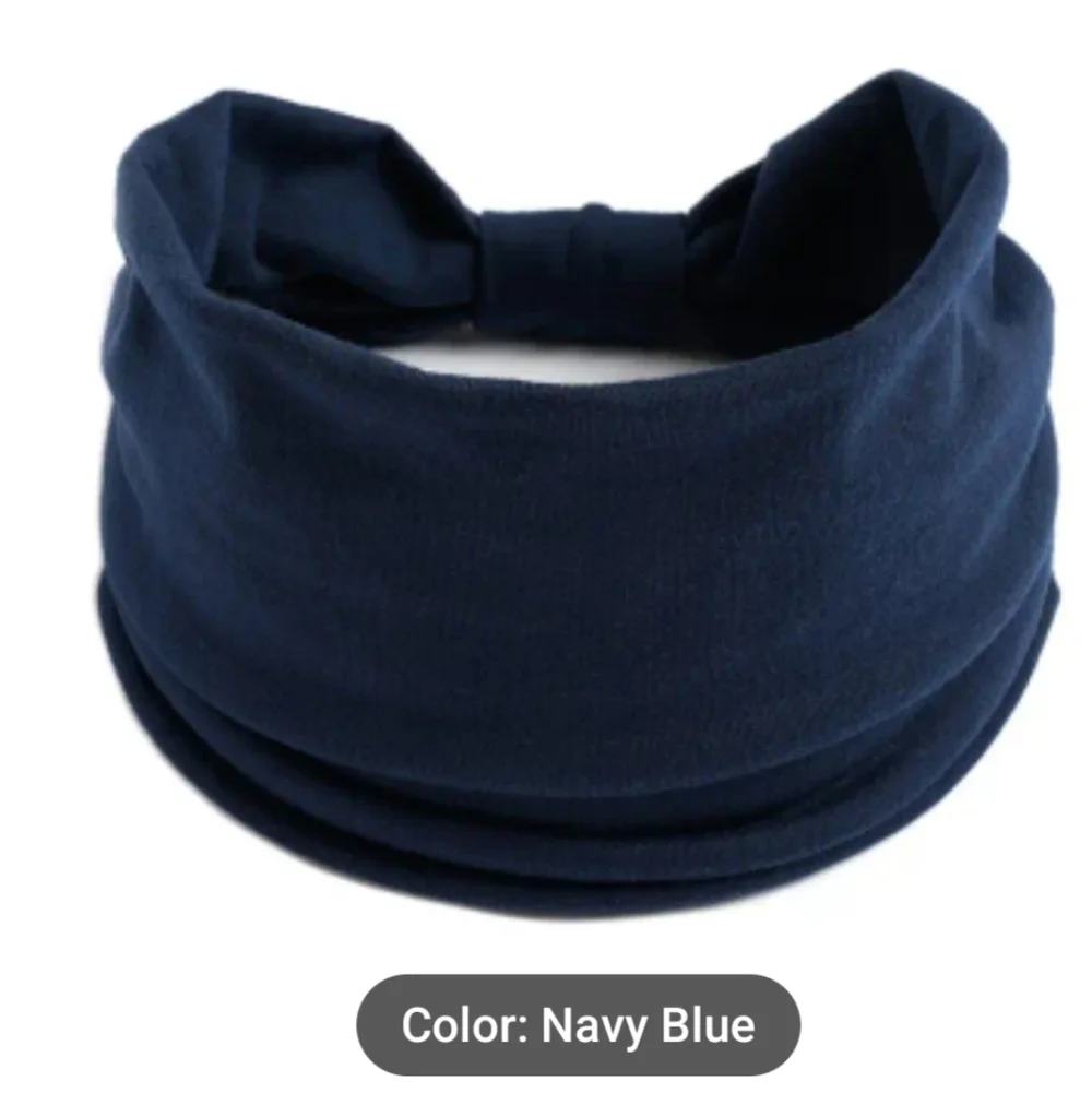 Deep Color Knitted Sports Headband